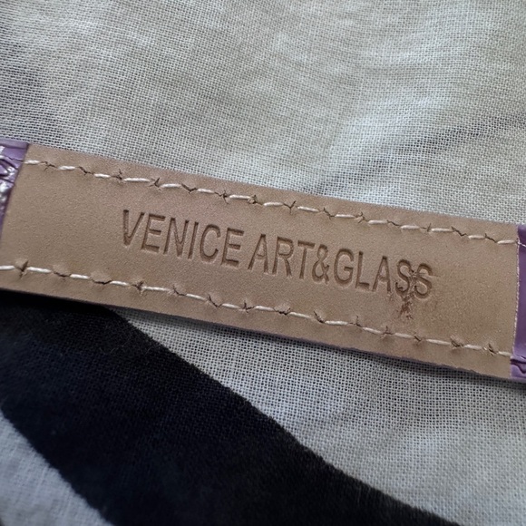 Venice Art & Glass Murano Glass Purple Ladies Watch main image 6